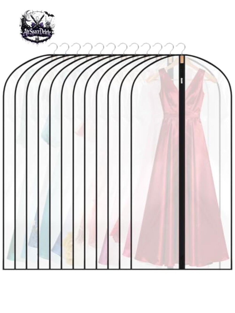 Garment Covers 60 Inch Full Length PEVA Closet Storage Dust Protector